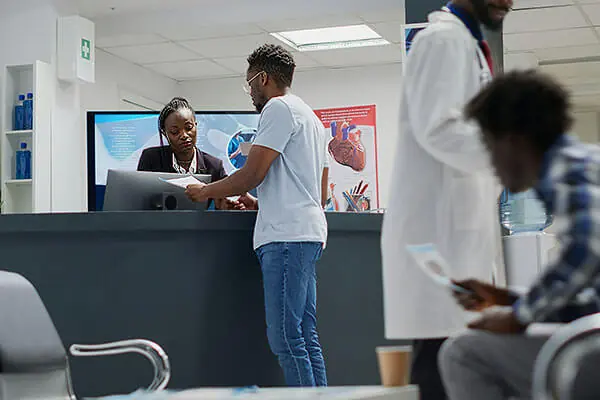 is mounjaro available on the nhs | patients in doctor waiting room