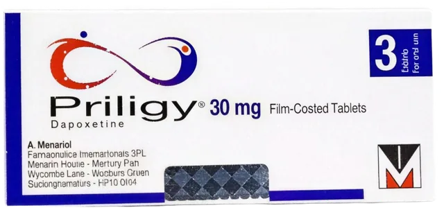 Priligy (dapoxetine) 30mg tablets