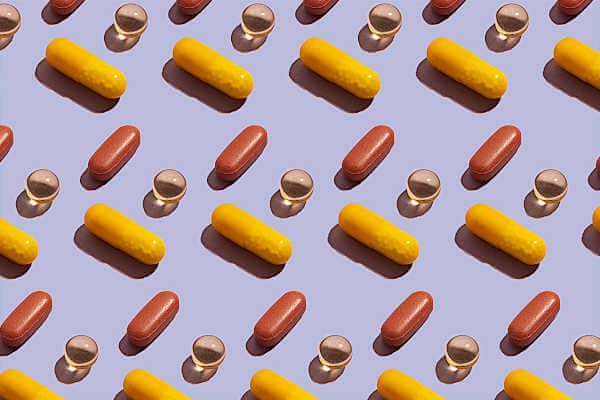 Mounjaro Supplements | A pattern of pills, representing supplements