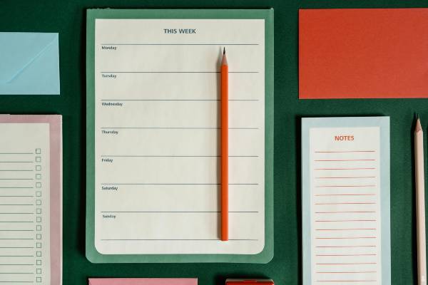 wegovy missed dose | weekly planner and pencil, to-do list pads and post it notes