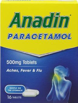 Anadin Paracetamol Tablets Anadin Paracetamol Tablets