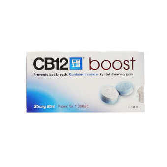 CB12 Boost Strong Mint Chewing Gum CB12 Boost Strong Mint Chewing Gum