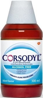 Corsodyl Alcohol-free Mouthwash  300ml