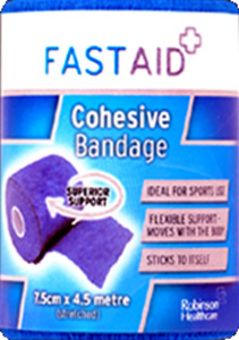 Fastaid Cohesive Bandage 7.5cm x 4.5m