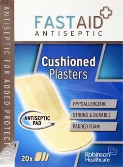 Fastaid Plasters Cushioned Pack of 20