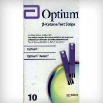 Optium Beta Ketone Test Strips Pack of 10