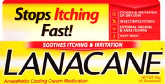 Lanacane Medicated Cream Tube 60g Lanacane Medicated Cream Tube 60g
