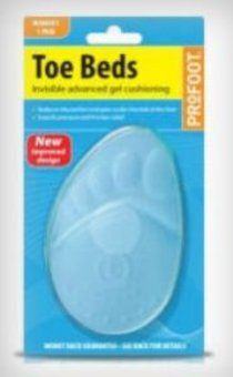 Profoot Toe Beds Gel Cushions Womens 1 Pair
