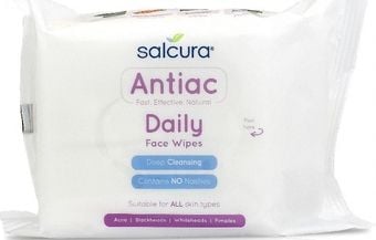 Salcura Antiac Daily Face Wipes Pack of 25 Salcura Antiac Daily Face Wipes Pack of 25