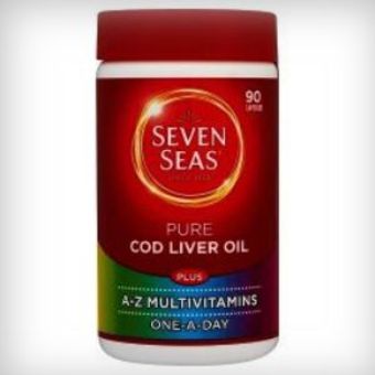 Seven Seas Cod Liver Oil and Multivitamins Capsules Pack of 90 Seven Seas Cod Liver Oil and Multivitamins Capsules Pack of 90