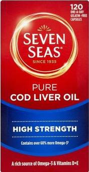 Seven Seas Cod Liver Oil High Strength Capsules Pack of 120