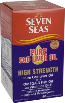 Seven Seas Cod Liver Oil High Strength Capsules Pack of 60