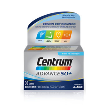 Centrum Advance 50+ Multivitamin Tablets 30/60