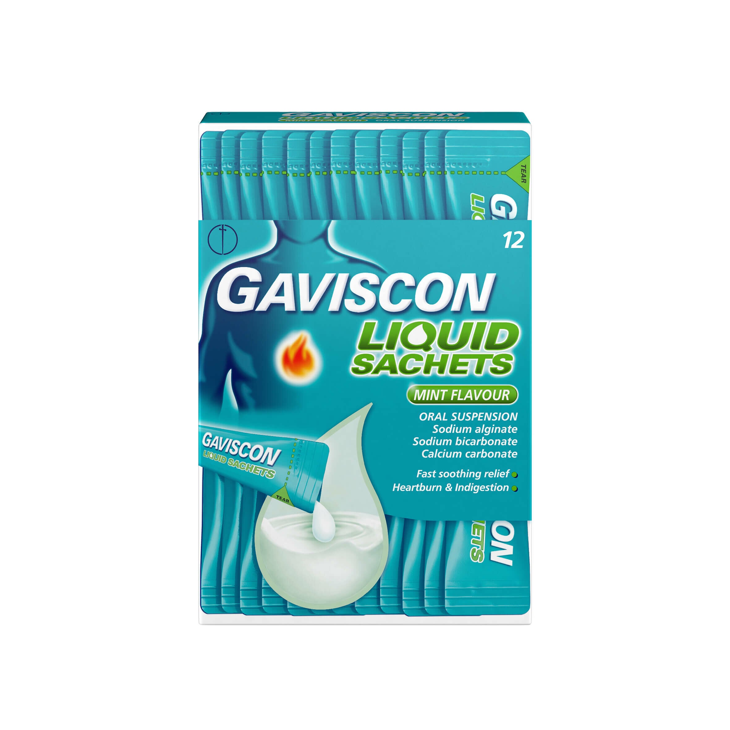 Gaviscon Liquid Sachets Original 10ml Pack of 12