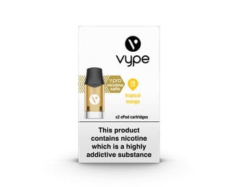 VYPE ePOD Cartridges Tropical Mango Flavour VYPE ePOD Cartridges Tropical Mango Flavour