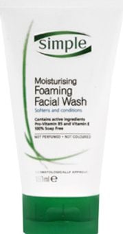 Simple Facial Wash Moisturising Foaming 150ml Simple Facial Wash Moisturising Foaming 150ml