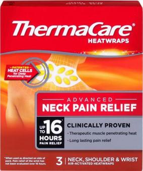 Thermacare Heat Wrap Neck, Shoulder & Wrist Pack of 3
