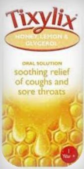 Tixylix Honey, Lemon & Glycerol Tixylix Honey and Lemon 100ml