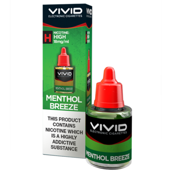 Vivid High Strength E-Liquid Menthol Breeze Vivid High Strength E-Liquid Menthol Breeze