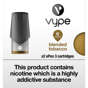 VYPE ePEN 3 Cartridges Blended Tobacco Flavour Online